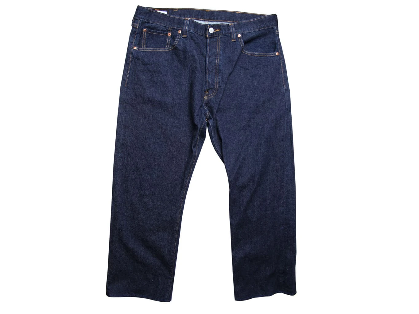 Джинсы синие мужские W38 L30 - Б У - 501 LEVIS, цена 2999, купить